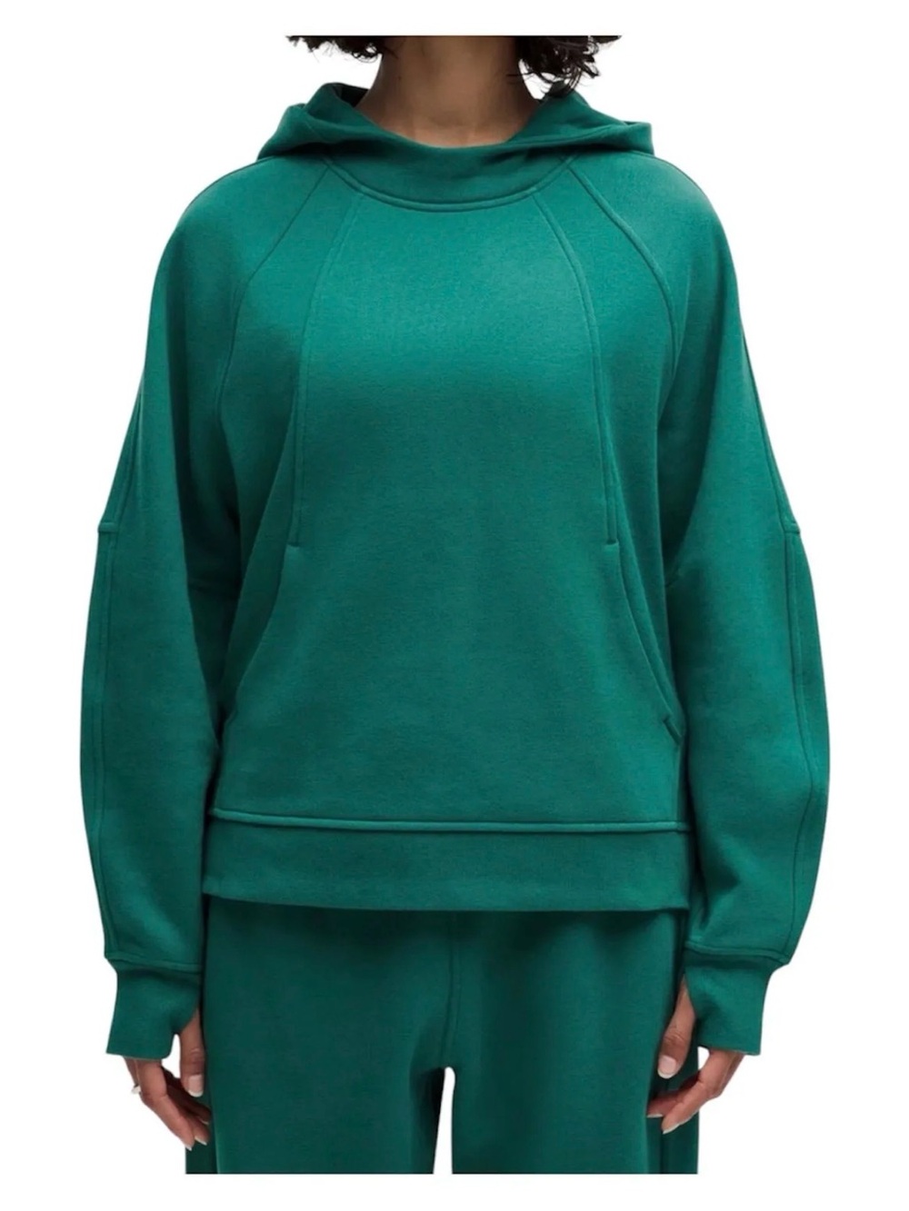 Lululemon Scuba Oversized Side-Slit Hoodie Teal Lagoon